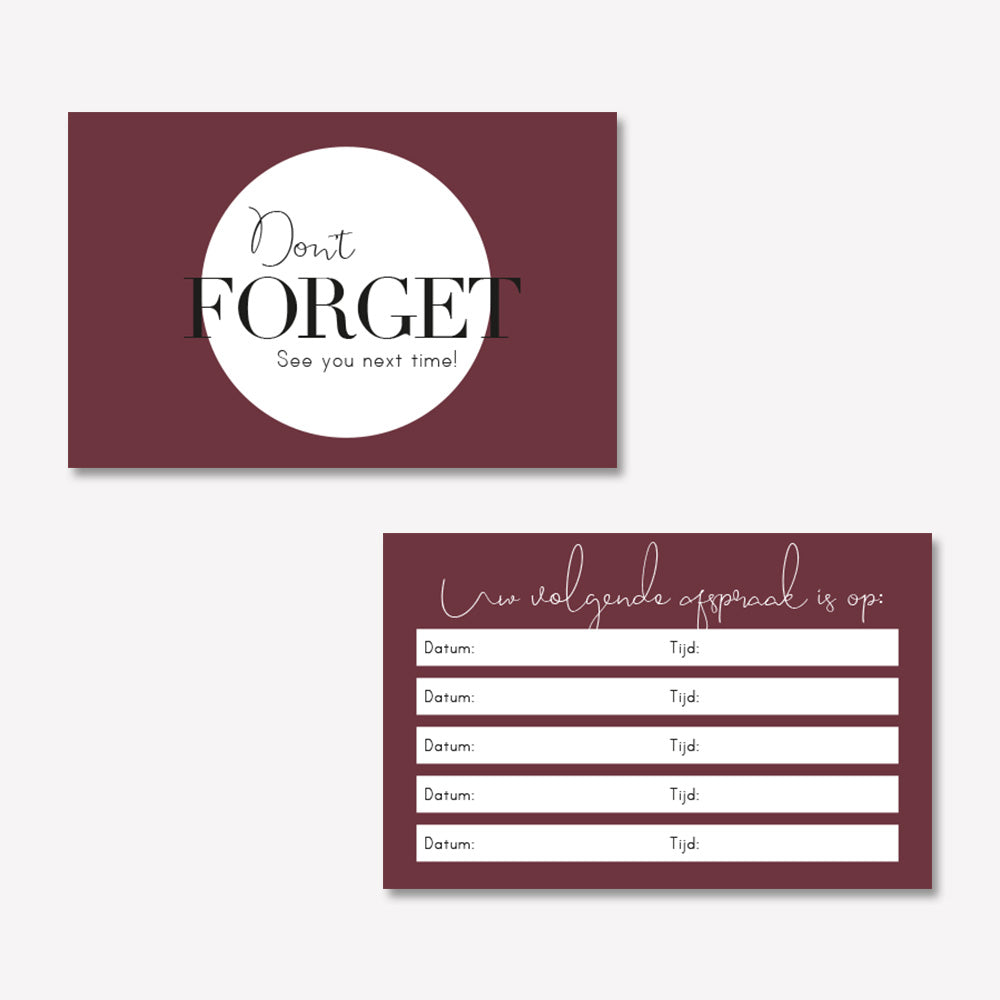 Terminkarten Elegant