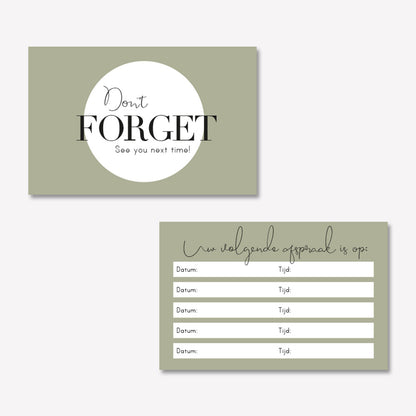 Terminkarten Elegant