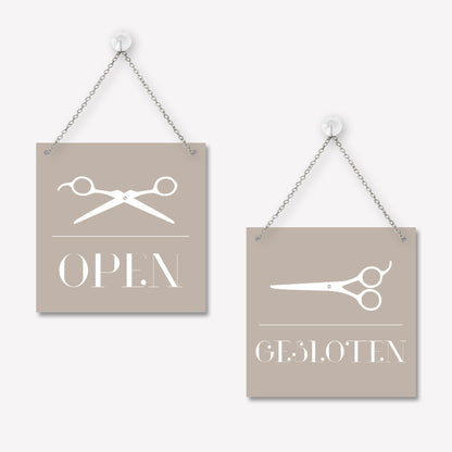 Open/gesloten bordje Classic