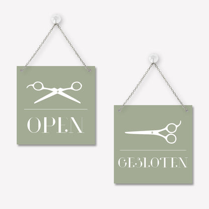 Open/gesloten bordje Classic