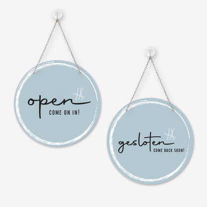 Open/gesloten bordje Classy