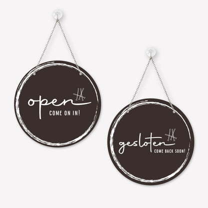 Open/gesloten bordje Classy