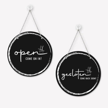 Open/gesloten bordje Classy