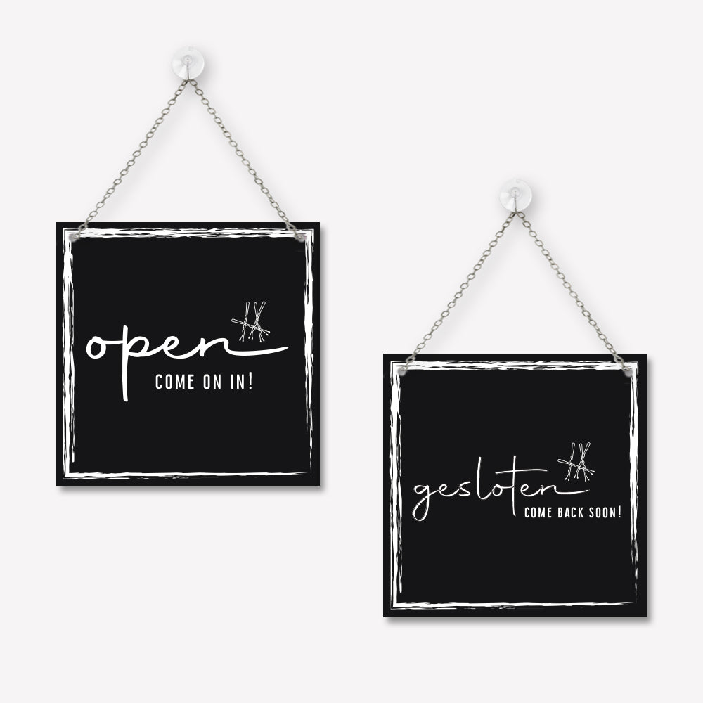 Open/gesloten bordje Classy