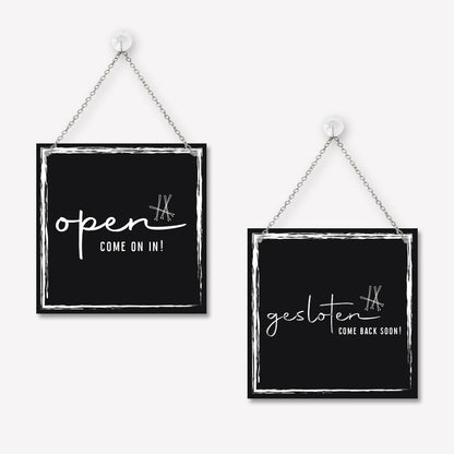 Open/gesloten bordje Classy