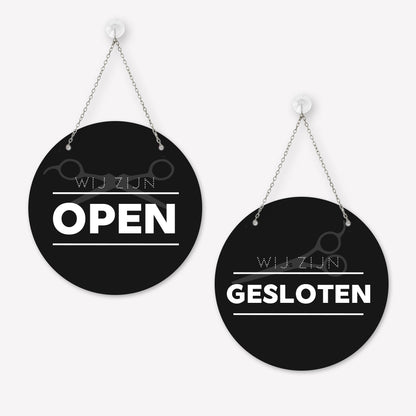 Open/gesloten bordje Modern