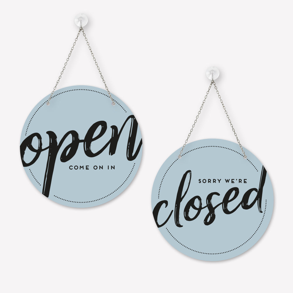 Open/gesloten bordje Trendy