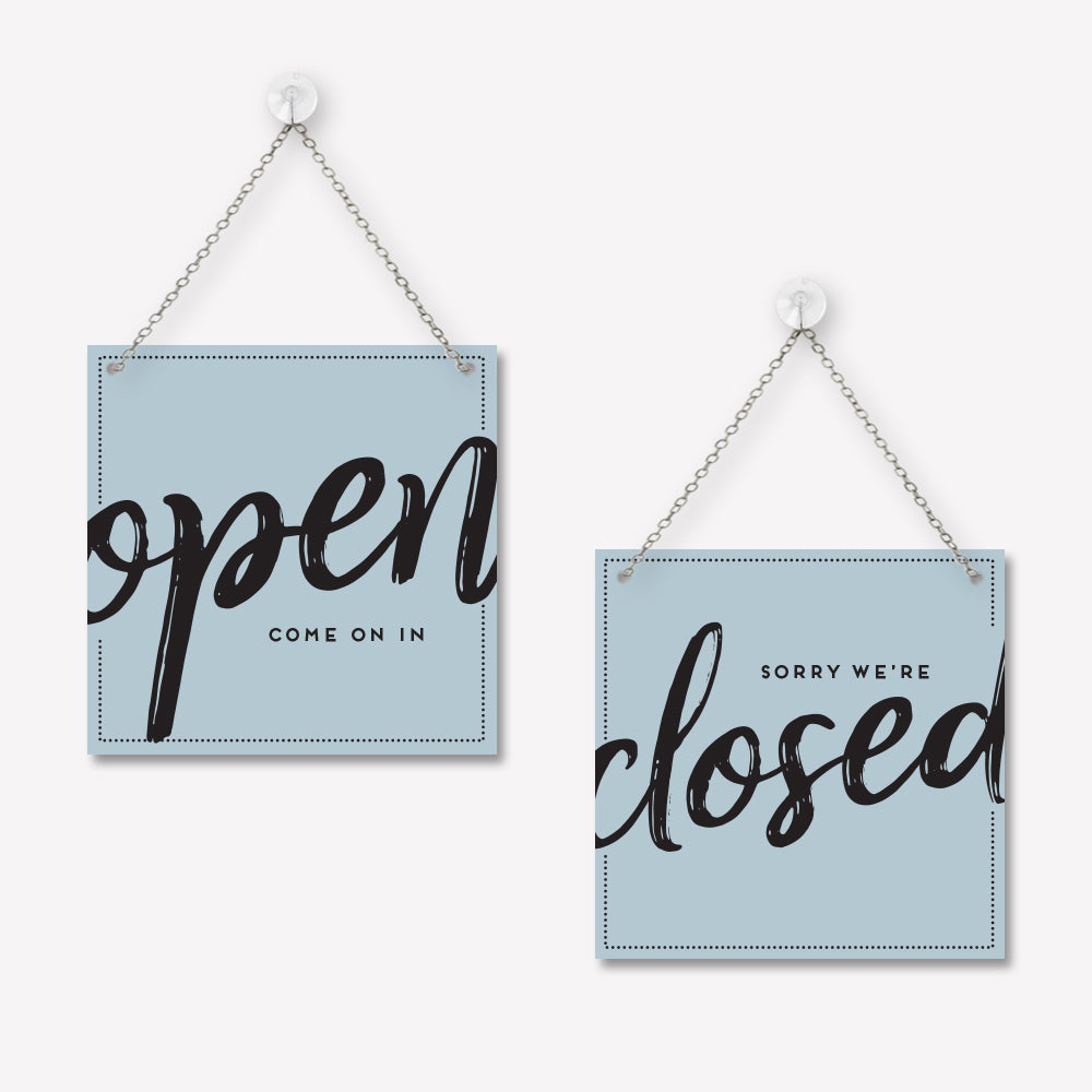 Open/gesloten bordje Trendy