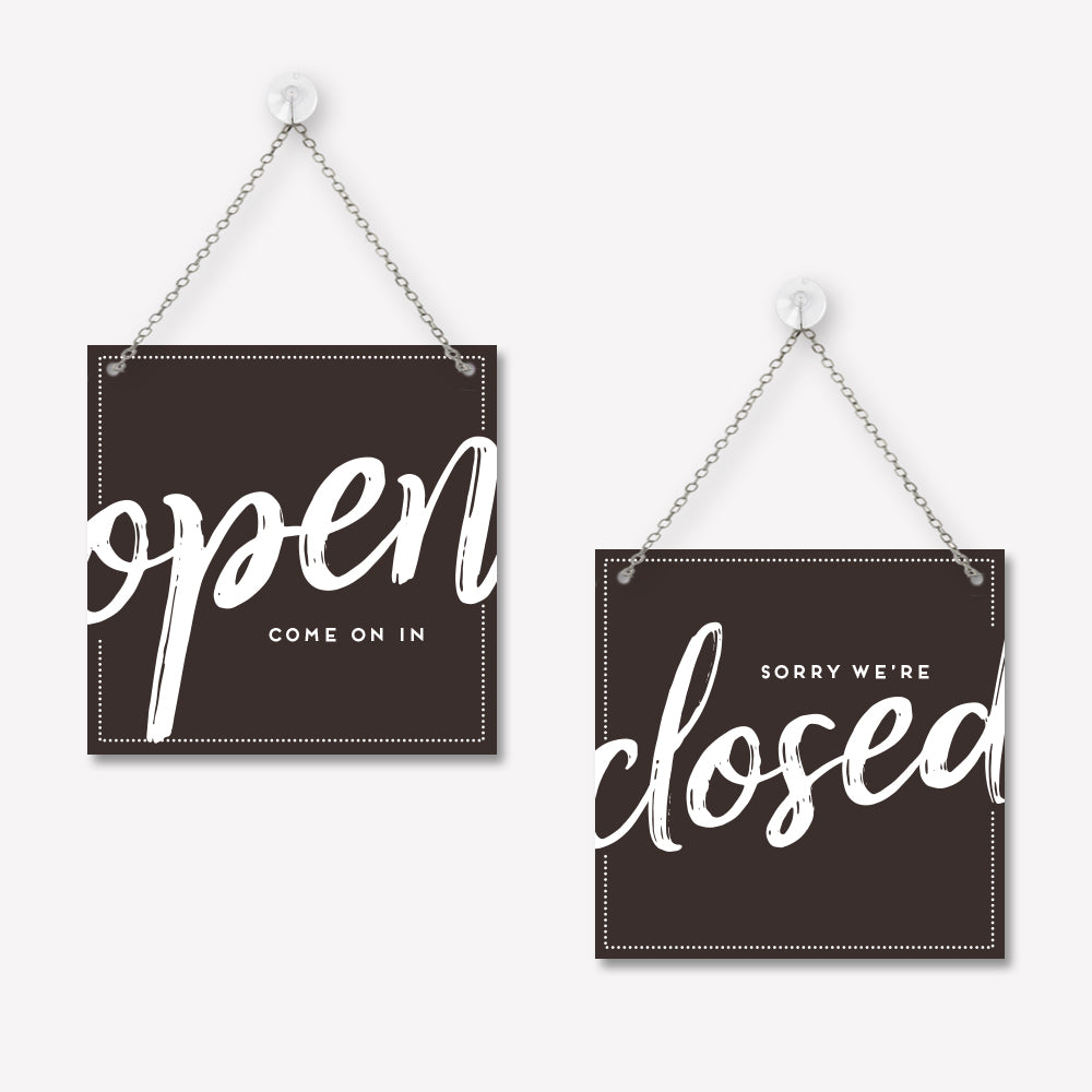 Open/gesloten bordje Trendy