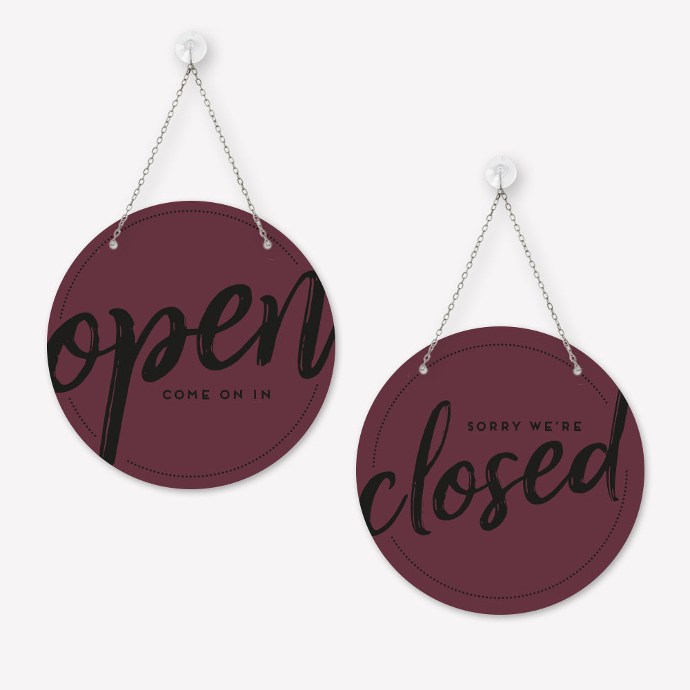 Open/gesloten bordje Trendy