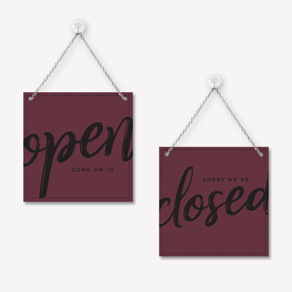 Open/gesloten bordje Trendy