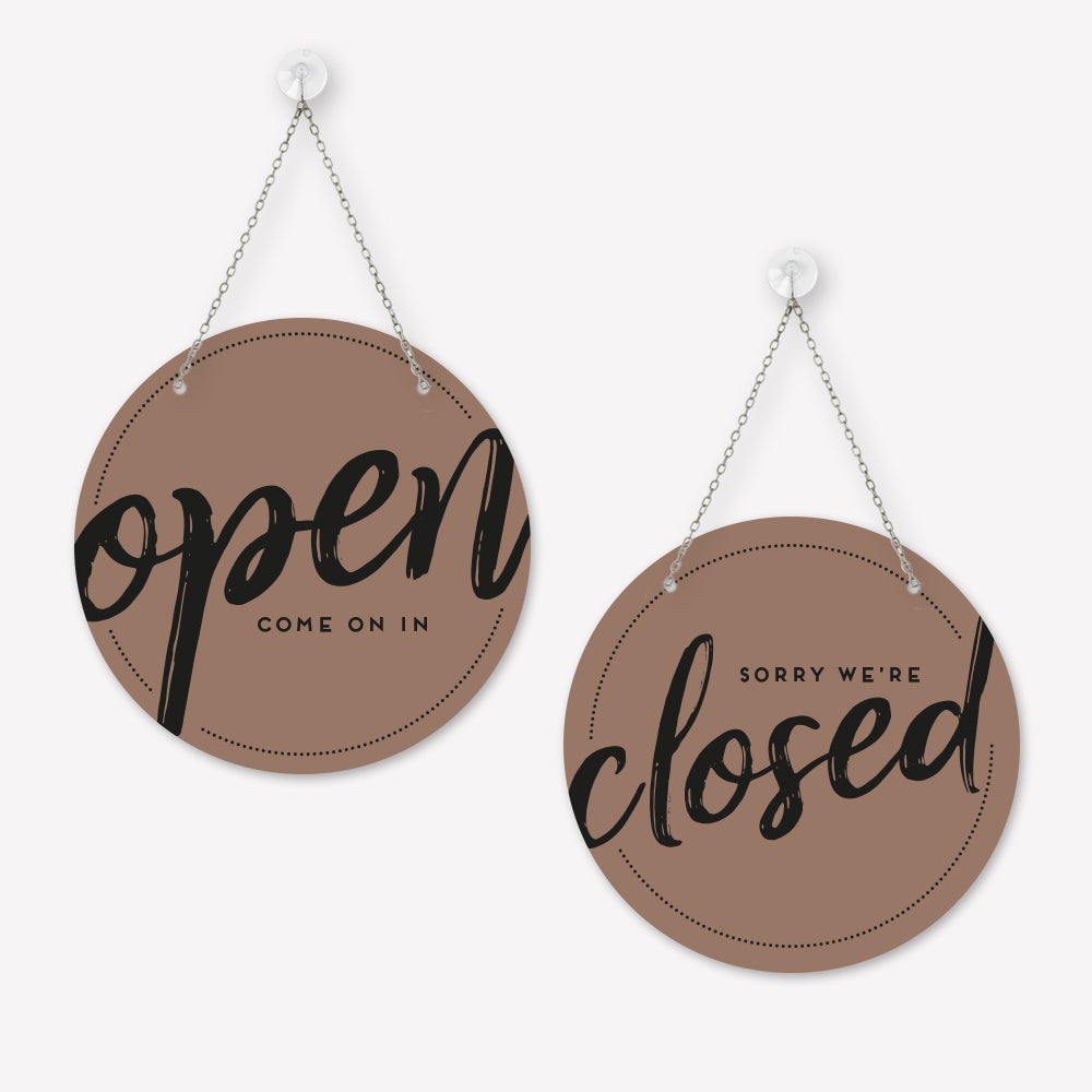 Open/gesloten bordje Trendy