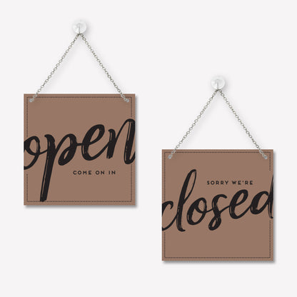 Open/gesloten bordje Trendy