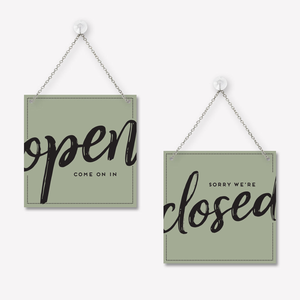 Open/gesloten bordje Trendy