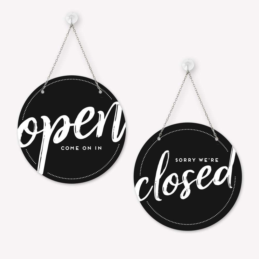 Open/gesloten bordje Trendy