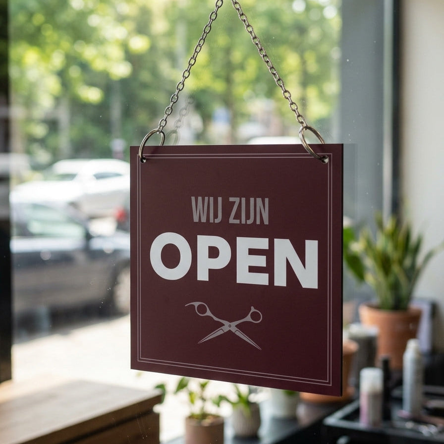 Schild 'Geöffnet/Geschlossen' Basic