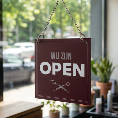 Schild 'Geöffnet/Geschlossen' Basic