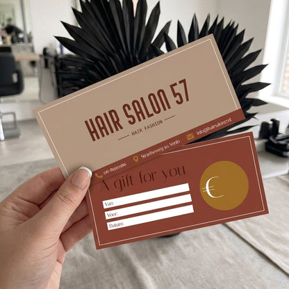 Personalisierte Geschenkgutscheine
